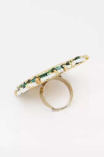 Kundan Cocktail Ring
