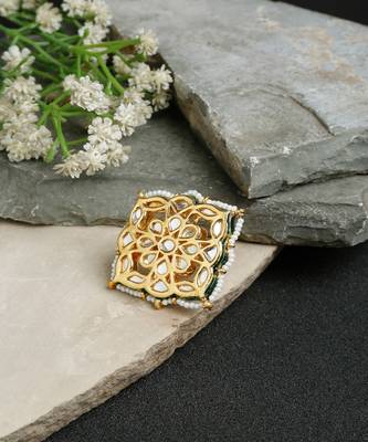Kundan Cocktail Ring 4