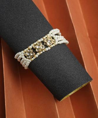 Kundan and Pearl Bracelet 1