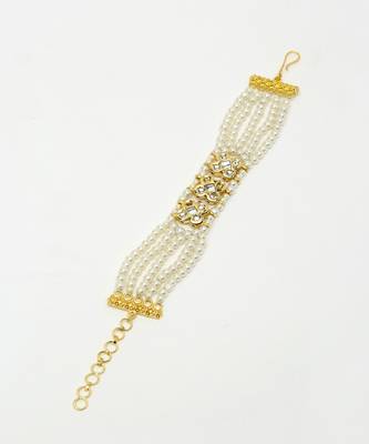 Kundan and Pearl Bracelet 2