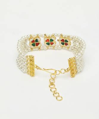 Kundan and Pearl Bracelet 4
