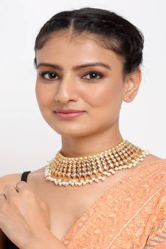 Kundan Pearl Choker