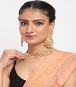 Stone Kundan Choker with Studs