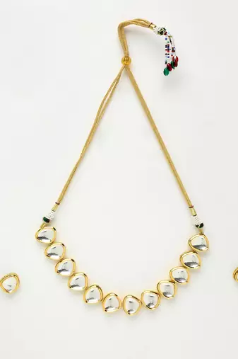 Kundan Choker with Kundan Studs