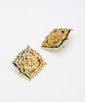 Pink Kundan Choker with Kundan Studs 4