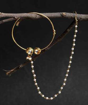 Double Kundan Nose Ring 5