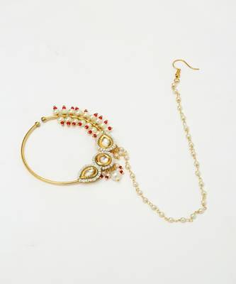 Maharani Kundan Nose Ring 3