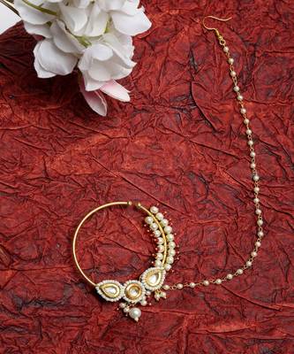 Maharani Kundan Nose Ring 5