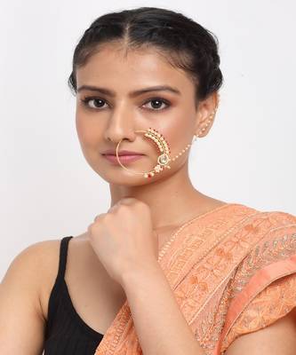 Maharani Kundan Nose Ring 1