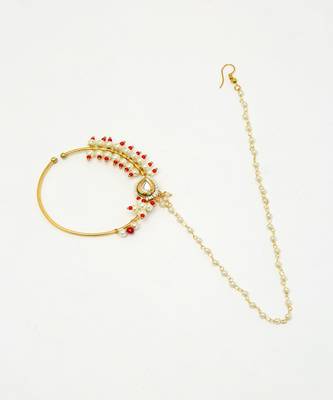 Maharani Kundan Nose Ring 3
