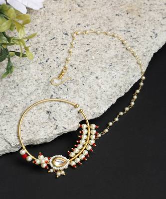 Maharani Kundan Nose Ring 5