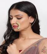 Maharani Kundan Nose Ring