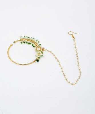 Maharani Kundan Nose Ring 3