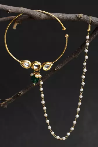 Kundan Nose Ring
