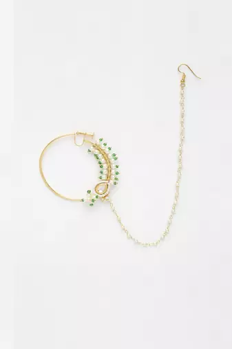 Maharani Kundan Nose Ring