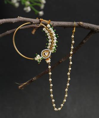 Maharani Kundan Nose Ring 5