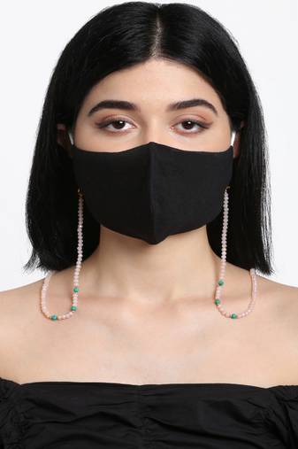 Stone And Gold Mask Chain