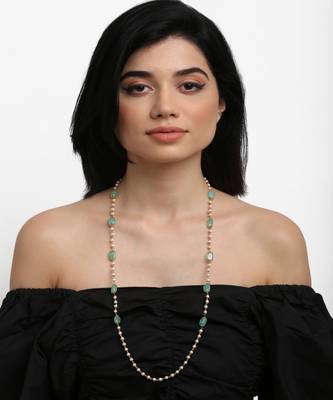 Stone And Gold Mask Chain 3