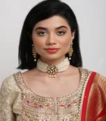 Kundan Choker with Earrings