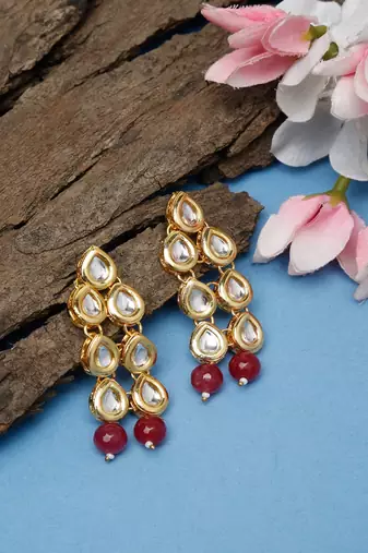 Stone Kundan Earrings
