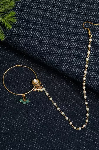 Kundan Nose Ring