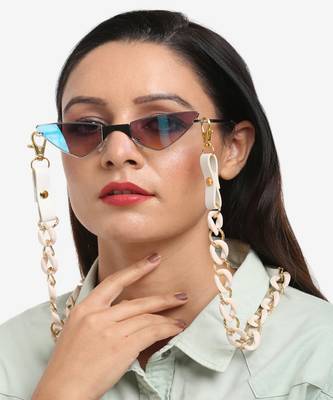White Beaded Mask Chain 1