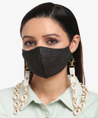 White Beaded Mask Chain 2