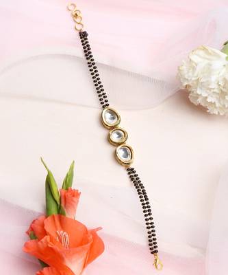 Kundan Bracelet Mangalsutra 2