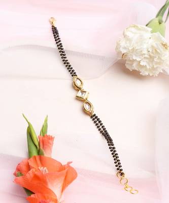 Kundan Bracelet Mangalsutra 2