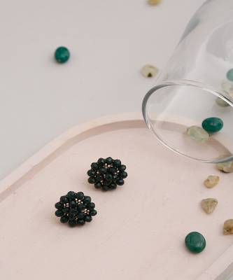 Bottle Green Studs 2