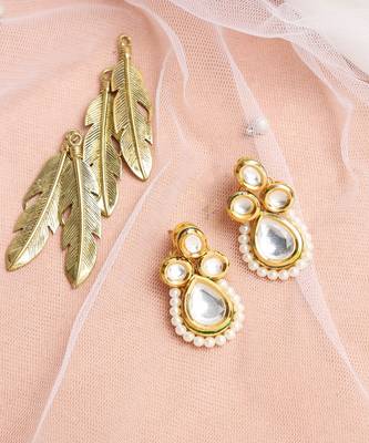 Kundan Drop Studs 2