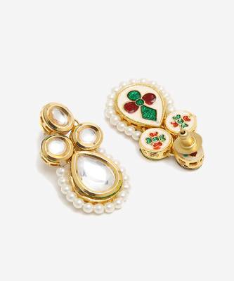 Kundan Drop Studs 4