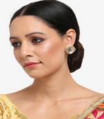 Kundan Pearl Studs