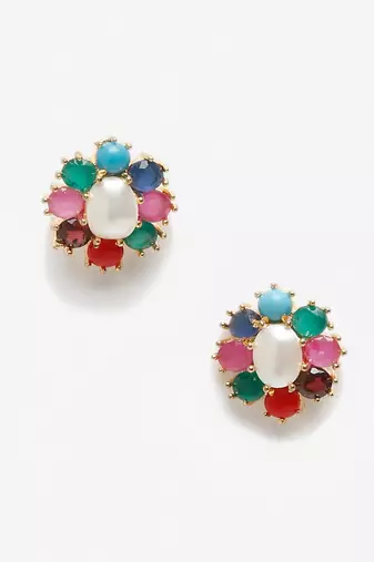 Multicolor Pearl Studs
