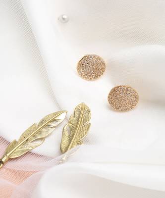Rose Gold Studs 2