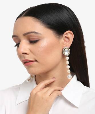 Kundan Pearl Earrings 1
