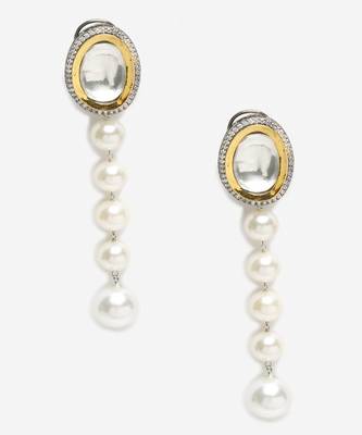 Kundan Pearl Earrings 3