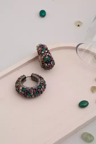 Multicolor Stone Loops