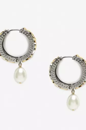 Kundan Pearl Loops