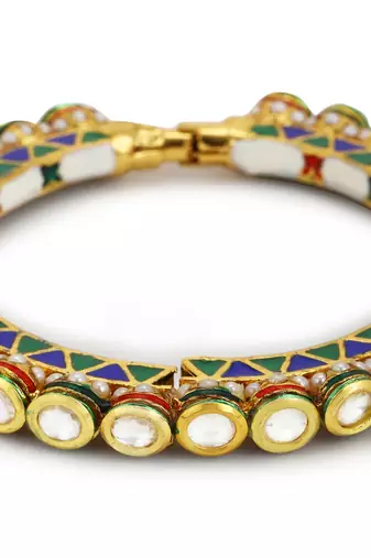 Navratan Meenakari Bangle