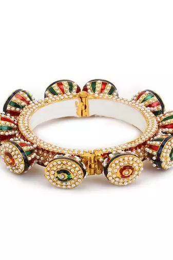 Navratan Meenakari Bangle