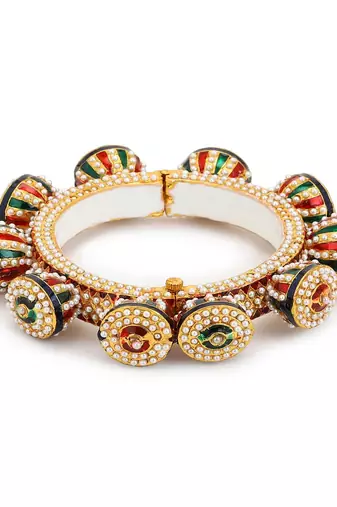 Navratan Meenakari Bangle