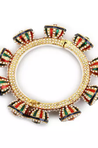 Navratan Meenakari Bangle