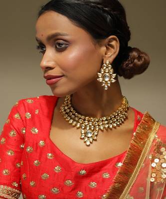 Kundan Choker with Studs 1