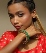 Kundan  Meenakari Bangle