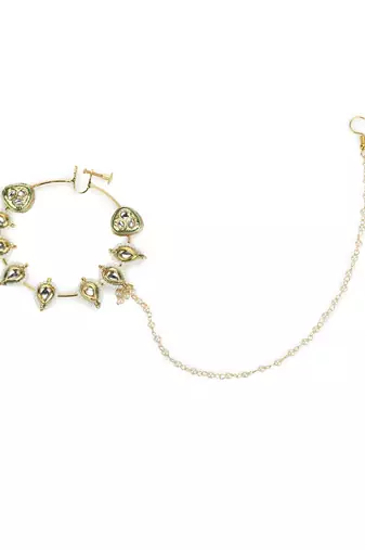 Kundan Nose Ring