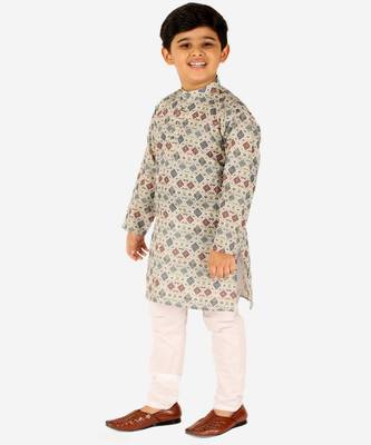 Blue Stripes SIlk Jacquard Kurta Pajama Set // Traditional Wear 2