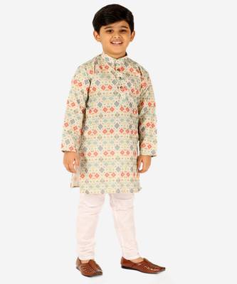Green Stripes SIlk Jacquard Kurta Pajama Set // Traditional Wear 4