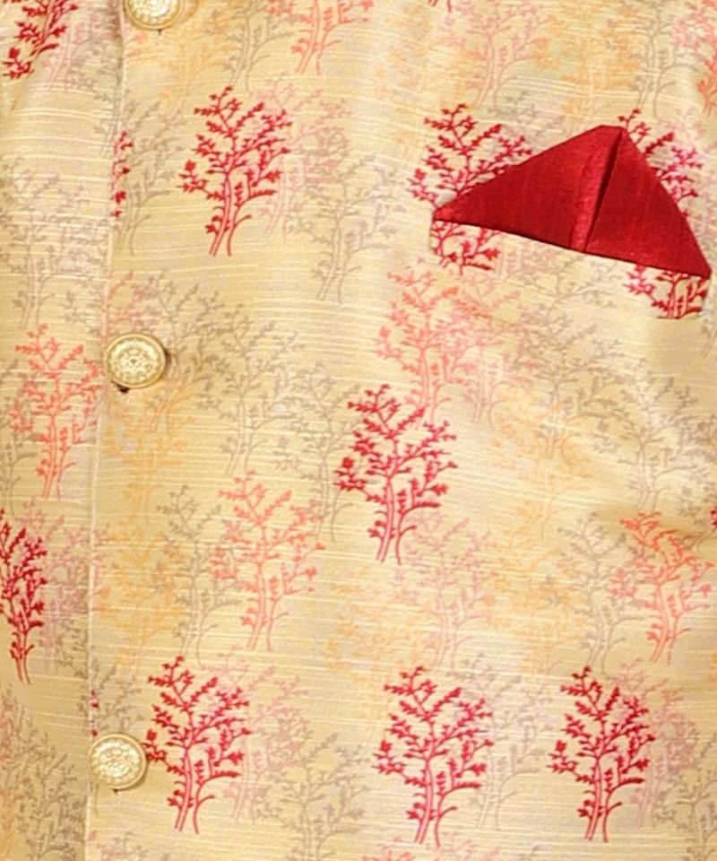 Multicolor Stripes Cotton Jacquard Kurta Pajama Set // Traditional Wear