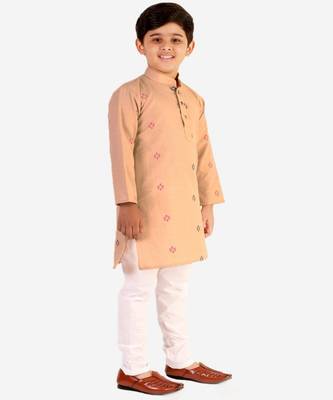 Multicolor Stripes SIlk Jacquard Kurta Pajama Set // Traditional Wea 1
